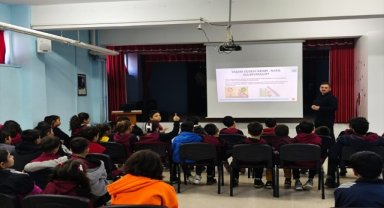 Yahşihan'da öğrencilere afet eğitimi veriliyor