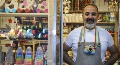 30 yıllık ahşap oyuncak ustası sıfır atığa destek oluyor