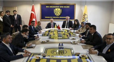 AK Parti Ankara milletvekilleri, MKE Ankaragücü Kulübünü ziyaret etti