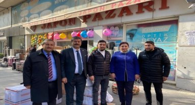 AK Parti Kırşehir Milletvekili Erkan, esnaf ziyareti gerçekleştirdi