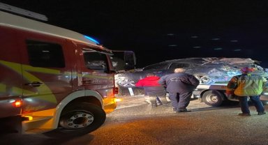 Ankara'da otomobil devrildi, 4 kişi yaralandı