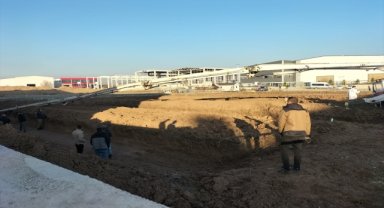 Ankara'da yan yatan beton pompasının kolunun çarptığı işçi öldü