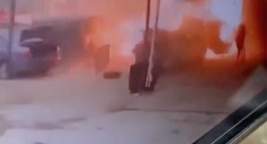 Aydın'da taşıtlara LPG dönüşümü yapan iş yerindeki patlamada 1 kişi yaralandı