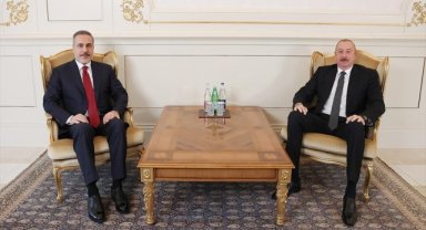 Bakan Fidan, Azerbaycan Cumhurbaşkanı Aliyev tarafından kabul edildi