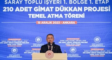Bakan Özhaseki, Kahramankazan'daki GİMAT Dükkan Projesi'nin temel atma töreninde konuştu: