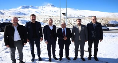 Başkan Büyükkılıç Erciyes'teki termal su sondaj çalışmalarını inceledi