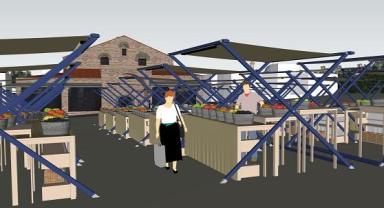 Bedestan semt pazarı yarın ilk kez kuruluyor