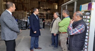 Beypazarı Kaymakamı Yılmaz sanayi esnafını ziyaret etti