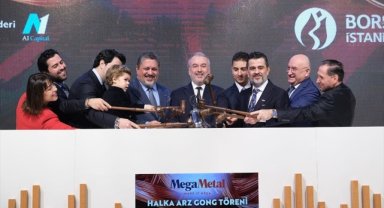 Borsa İstanbul'da Gong Mega Metal için çaldı