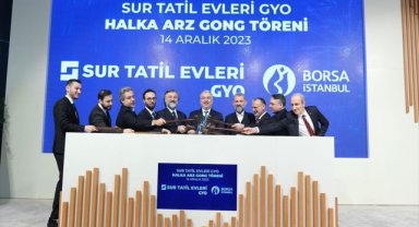 Borsa İstanbul'da gong Sur Tatil Evleri GYO için çaldı