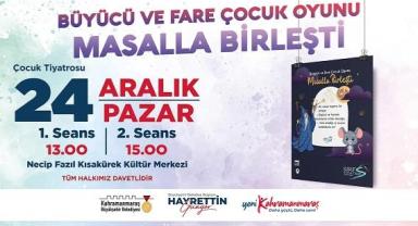 'Büyücü ve Fare' tiyatrosu minik izleyiciler için sergilenecek