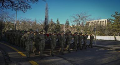 Büyük Önder Atatürk'ün Ankara'ya gelişinin 104. yılı dolayısıyla "Atatürk Garnizon Koşusu" düzenlendi