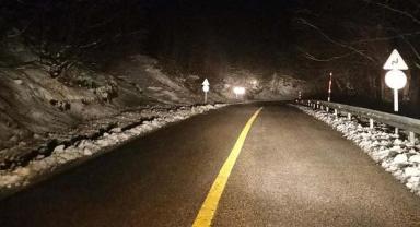 Büyükşehir ekipleri kar nöbetindeydi