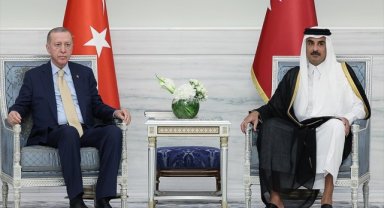 Cumhurbaşkanı Erdoğan'ın Katar Emiri Al Sani ile görüşmesinde İsrail'in Gazze katliamındaki son durum ele alındı