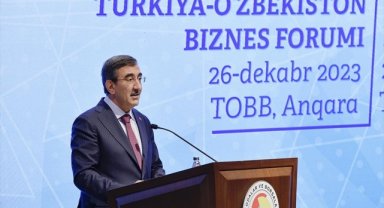 Cumhurbaşkanı Yardımcısı Yılmaz: Türkiye-Özbekistan ticaretini daha üst seviyelere taşıyacağız 