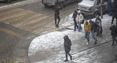 Erzurum ve Ardahan'da kar yağışı etkili oluyor