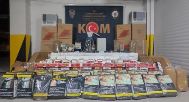 Eskişehir'de 211 bin 200 makaron ele geçirildi