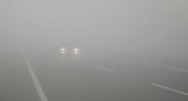 Eskişehir'de sis etkili oldu