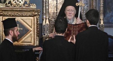 Fener Rum Patrikhanesi'nde Noel ayini