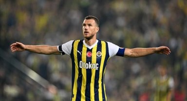 Fenerbahçe'de Dzeko'nun sağ ayak arka adalesinde zorlanma tespit edildi
