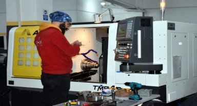 Genç girişimci kardeşlerin kurduğu işletmede çarklar savunma sanayisi için dönüyor