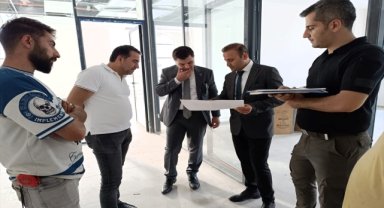 Gürün Kaymakamı Sarı, Hükümet Konağı inşatını inceledi