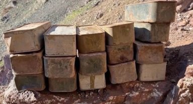 Irak'ın kuzeyinde 16 sandık içerisinde 800 doçka mühimmatı ele geçirildi