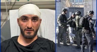 İsrail güçleri, AA foto muhabirini Doğu Kudüs'te görevi sırasında darbetti