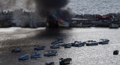 İsrail'in Gazze Şeridi'ne yönelik saldırıları balıkçıları da "vuruyor"