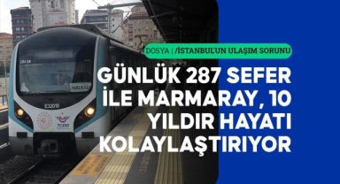 İstanbullular "Asrın Projesi" Marmaray'ı tercih ediyor