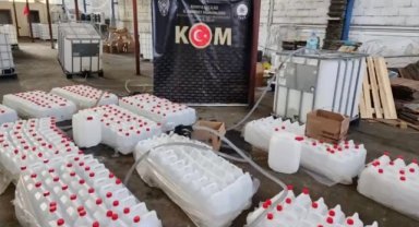 Kaçak ve sahte içki ticaretine yönelik operasyonla 35 milyon liralık vergi kaybı engellendi