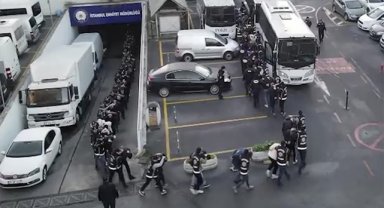 Kafes-23 operasyonlarında yakalanan 96 zanlı adliyeye sevk edildi