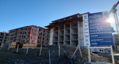 Karakeçili'de TOKİ konutlarının kaba inşaatında sona gelindi