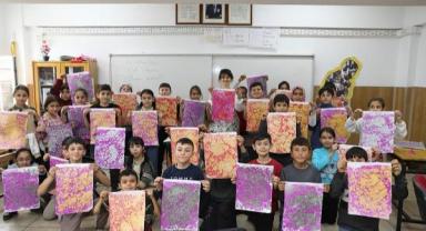 KAYMEK'ten okullarda Ebru etkinliği