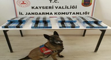 Kayseri'de 400 paket kaçak sigara ele geçirildi