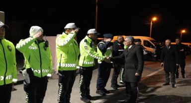 Kırıkkale, Niğde ve Yozgat'ta, görevi başındaki personelin yeni yılı kutlandı