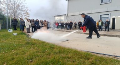 Kırşehir'de afet farkındalık eğitimi ve tatbikatı düzenlendi