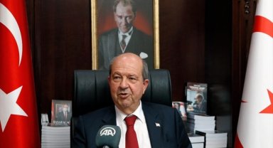 KKTC Cumhurbaşkanı Tatar: İsrail ile işbirliği yapan GKRY, Gazze'ye yardım konusunda samimi değil