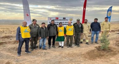 Konya'da Bangladeş hatıra ormanı kuruldu