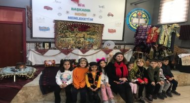 Konya'da ilkokul öğrencileri Yerli Malı Haftası'nı kutladı