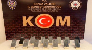 Konya'da kaçakçılık operasyonunda 3 zanlı gözaltına alındı