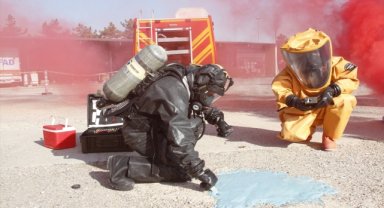 Konya'da KBRN Saha ve Masabaşı Tatbikatı yapıldı