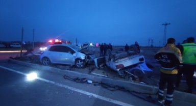 Konya'daki trafik kazasında 1 kişi öldü, 1 kişi yaralandı