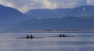 Kürek Milli Takımı olimpiyat hedefiyle kürek çekiyor
