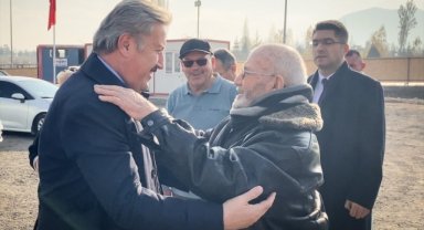 Melikgazi Belediye Başkanı Palancıoğlu, okul inşaat alanını inceledi