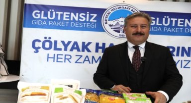 Melikgazi Belediyesi çölyaklı ailelere gıda paketi desteği sağlıyor