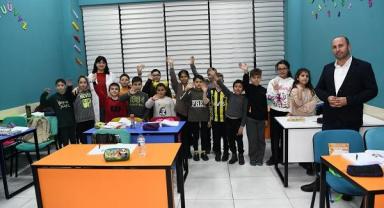 Minikler Büyükşehir’in ödev merkezini çok sevdi