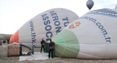 Mısır ve Faslı balon pilot adayları Kapadokya'da eğitim alıyor