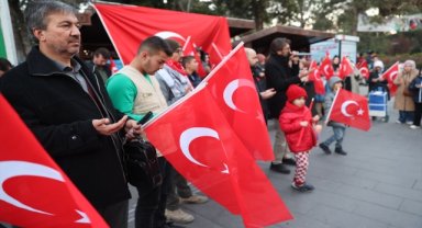 Nevşehir'de terör örgütü PKK'ya tepki 