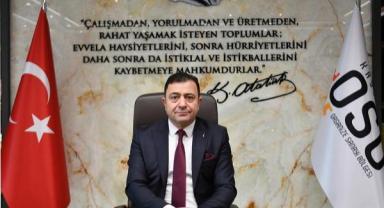 OSB Başkanı Yalçın'dan OSB Yıldızları listesinde yer alan firmalara tebrik